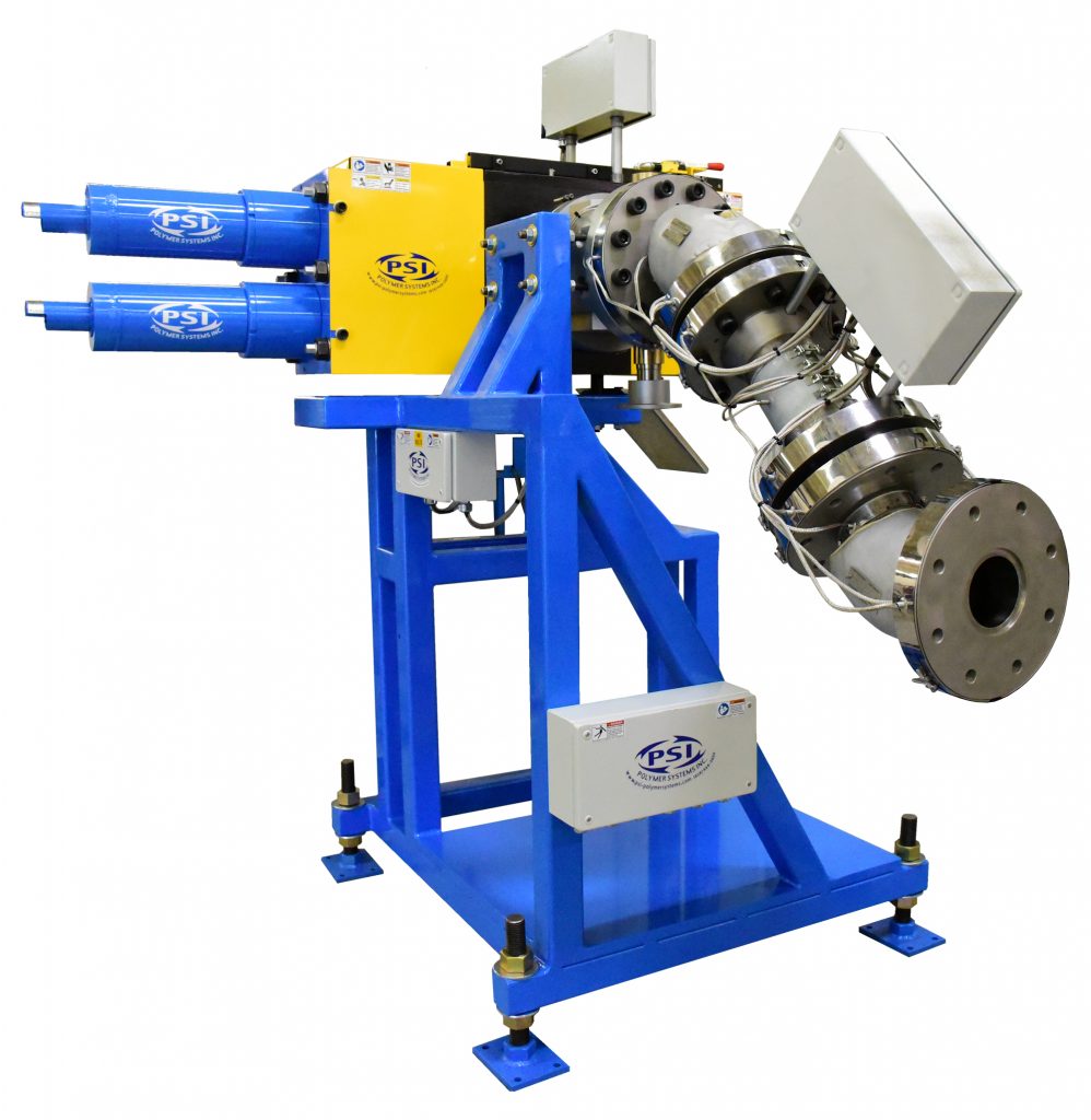 Polymer Extrusion Screen Changer with Gear Pump System Melt Pipe