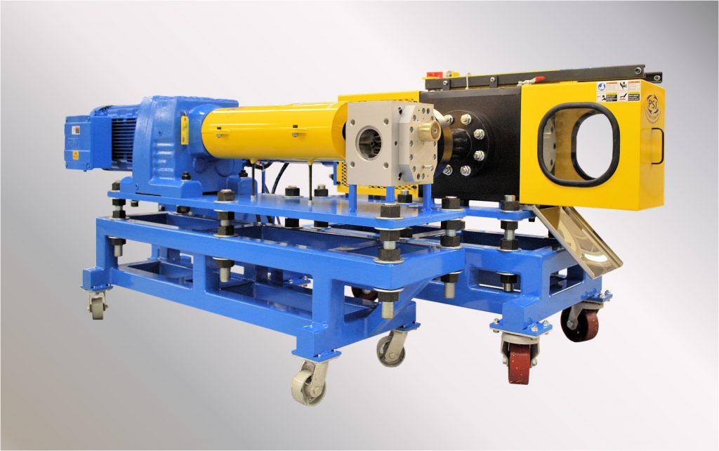 Polymer Extrusion Discontinuous Screen Changer with Gear Pump