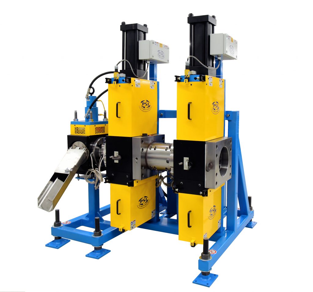 Polymer Extrusion Dual Hydraulic Slide Plate Screen Changer with Diverter Valve