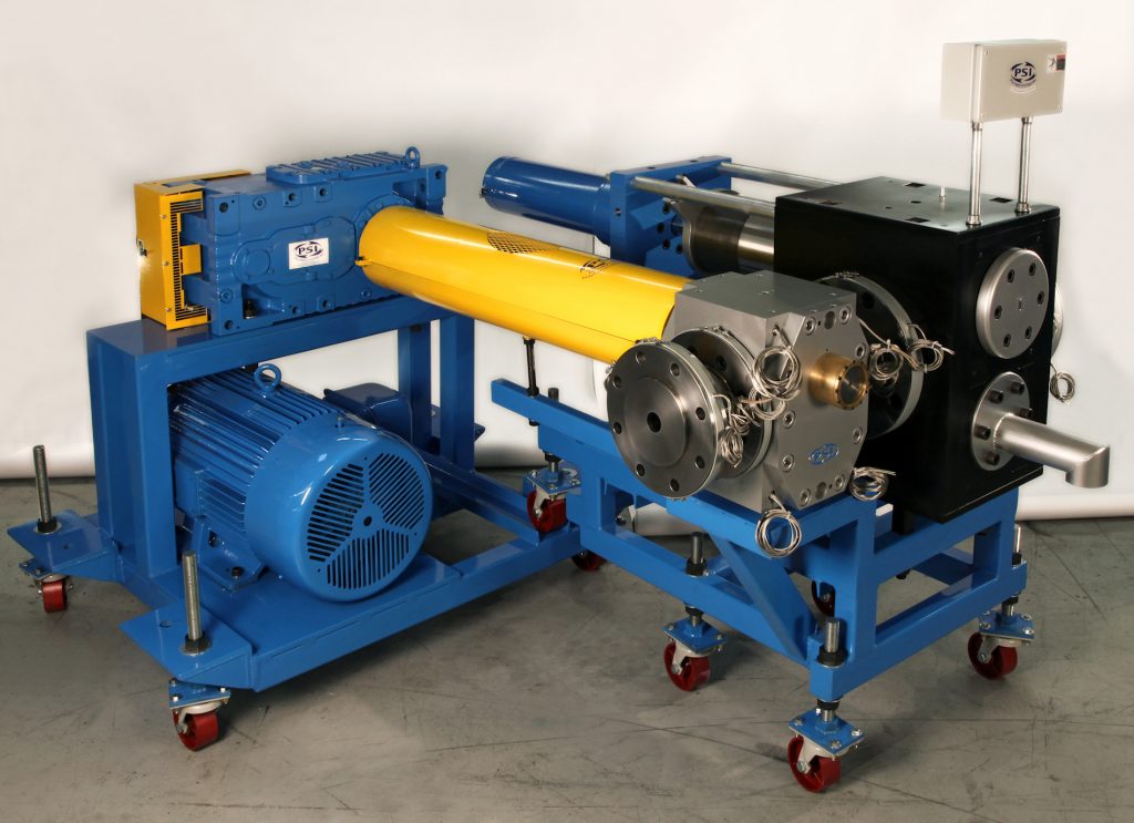 Polymer Extrusion Screen Changer with Gear Pump System